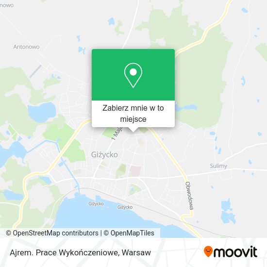 Mapa Ajrem. Prace Wykończeniowe