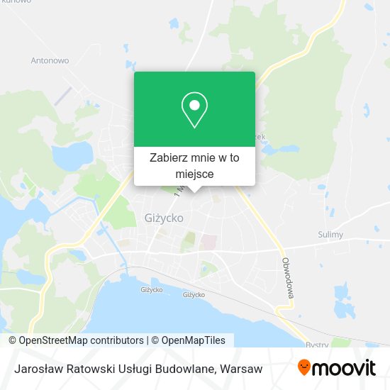 Mapa Jarosław Ratowski Usługi Budowlane