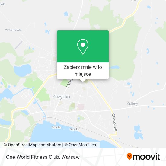 Mapa One World Fitness Club