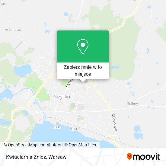 Mapa Kwiaciarnia Znicz