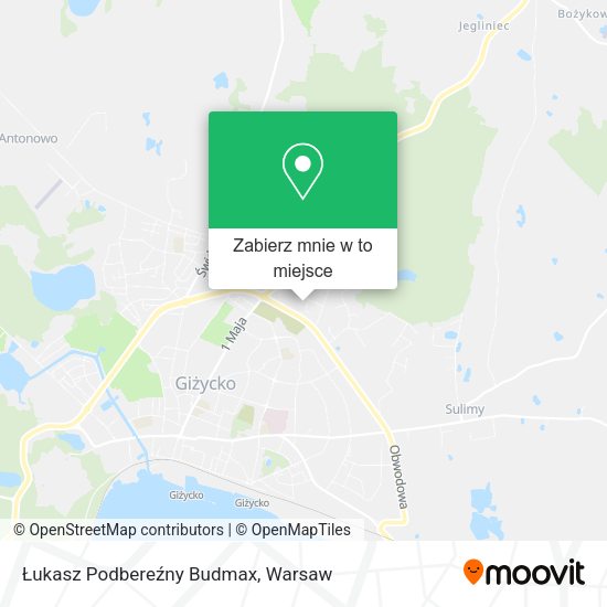 Mapa Łukasz Podbereźny Budmax