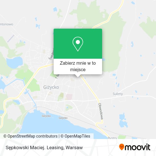 Mapa Sępkowski Maciej. Leasing