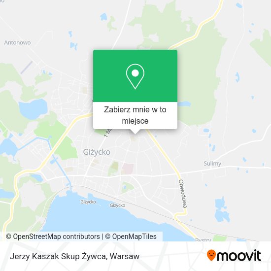 Mapa Jerzy Kaszak Skup Żywca