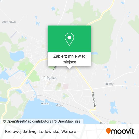 Mapa Królowej Jadwigi Lodowisko