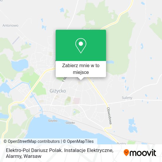 Mapa Elektro-Pol Dariusz Polak. Instalacje Elektryczne, Alarmy