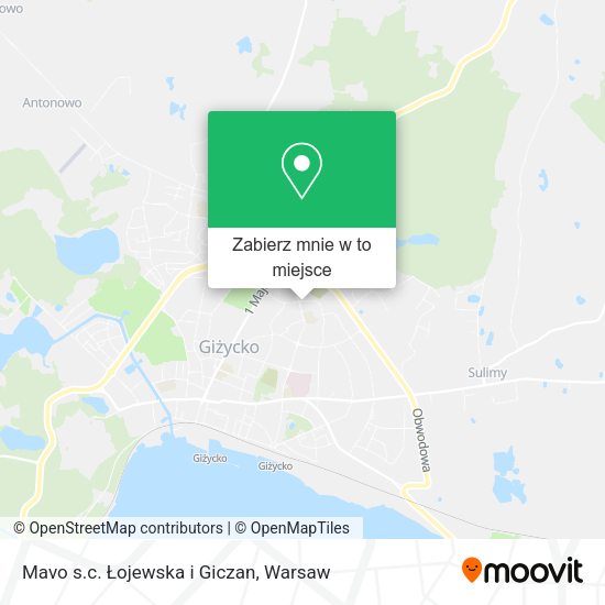 Mapa Mavo s.c. Łojewska i Giczan