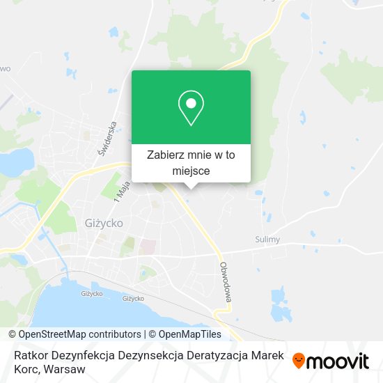 Mapa Ratkor Dezynfekcja Dezynsekcja Deratyzacja Marek Korc