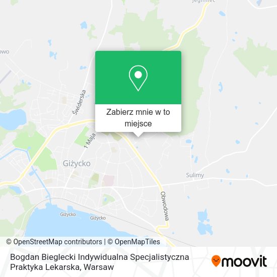 Mapa Bogdan Bieglecki Indywidualna Specjalistyczna Praktyka Lekarska