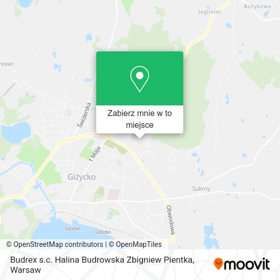 Mapa Budrex s.c. Halina Budrowska Zbigniew Pientka