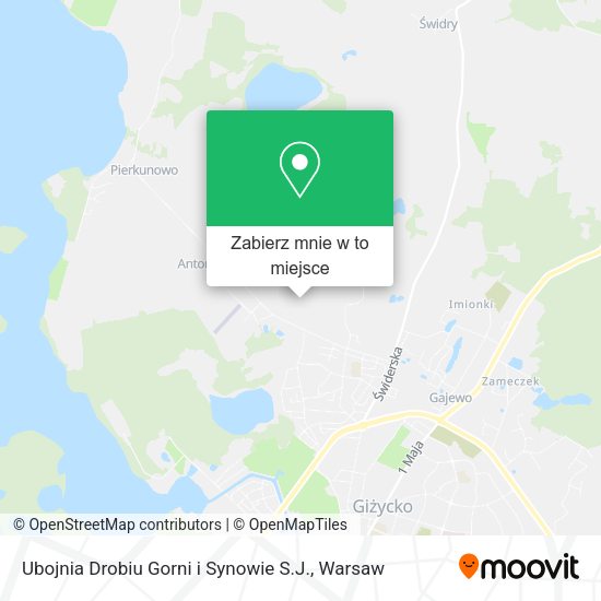 Mapa Ubojnia Drobiu Gorni i Synowie S.J.