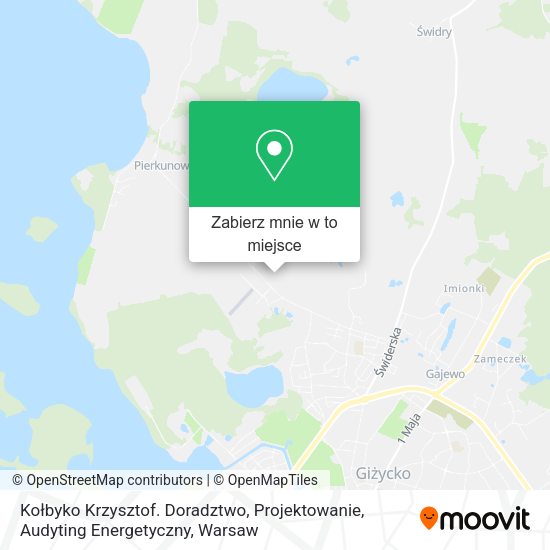 Mapa Kołbyko Krzysztof. Doradztwo, Projektowanie, Audyting Energetyczny