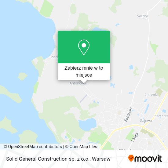 Mapa Solid General Construction sp. z o.o.