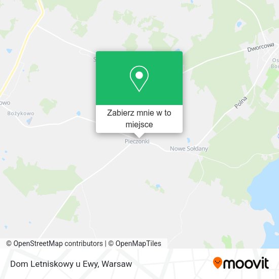 Mapa Dom Letniskowy u Ewy