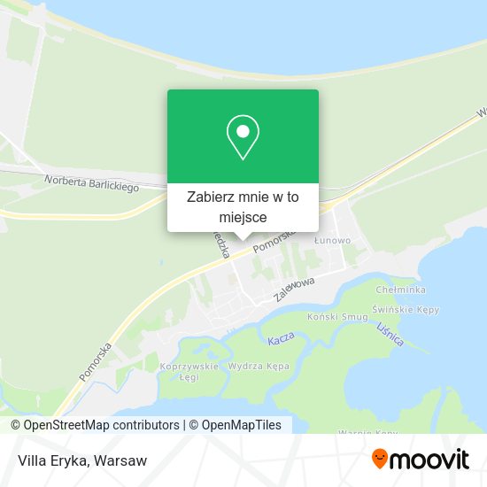 Mapa Villa Eryka