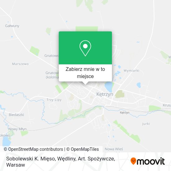 Mapa Sobolewski K. Mięso, Wędliny, Art. Spożywcze