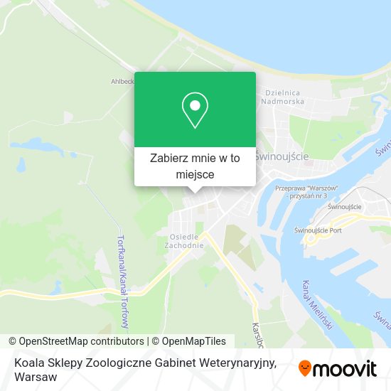 Mapa Koala Sklepy Zoologiczne Gabinet Weterynaryjny