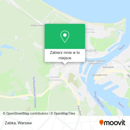 Mapa Zabka