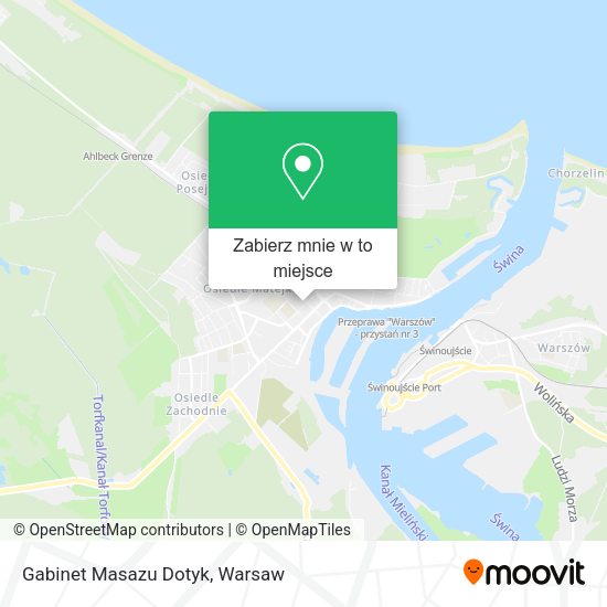 Mapa Gabinet Masazu Dotyk