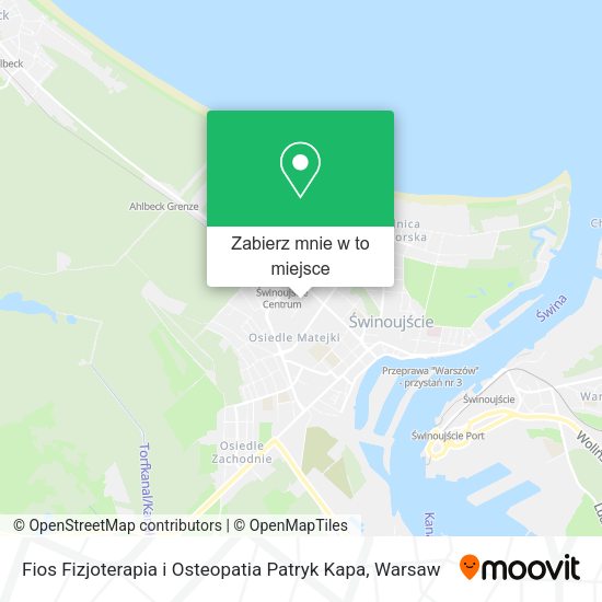 Mapa Fios Fizjoterapia i Osteopatia Patryk Kapa