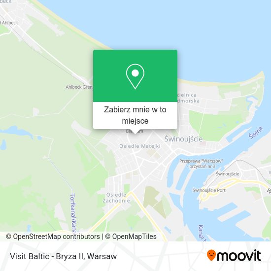 Mapa Visit Baltic - Bryza II