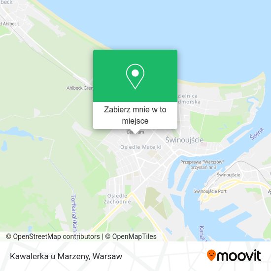 Mapa Kawalerka u Marzeny