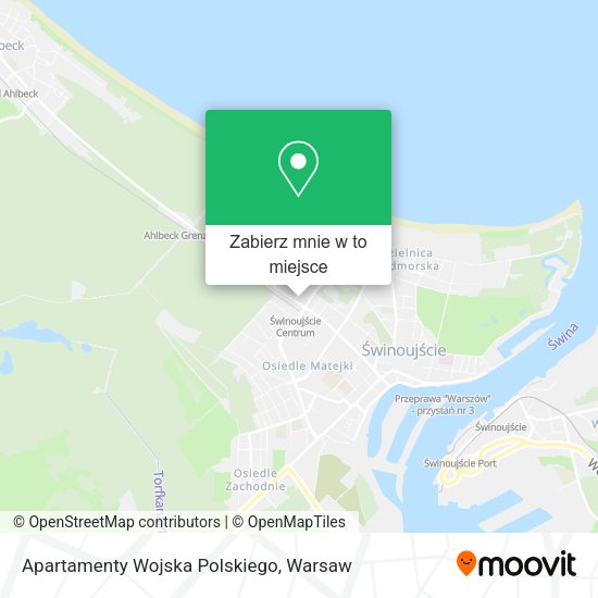 Mapa Apartamenty Wojska Polskiego