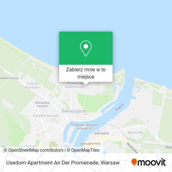 Mapa Usedom-Apartment An Der Promenade