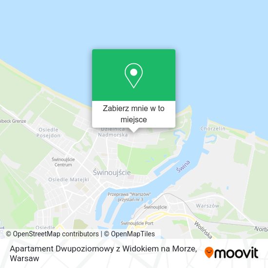 Mapa Apartament Dwupoziomowy z Widokiem na Morze