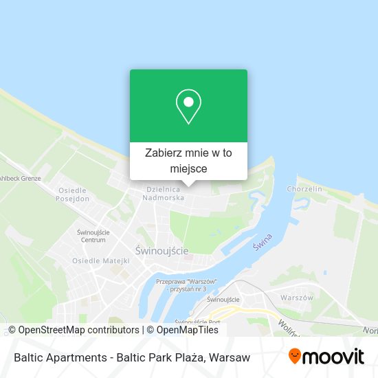 Mapa Baltic Apartments - Baltic Park Plaża