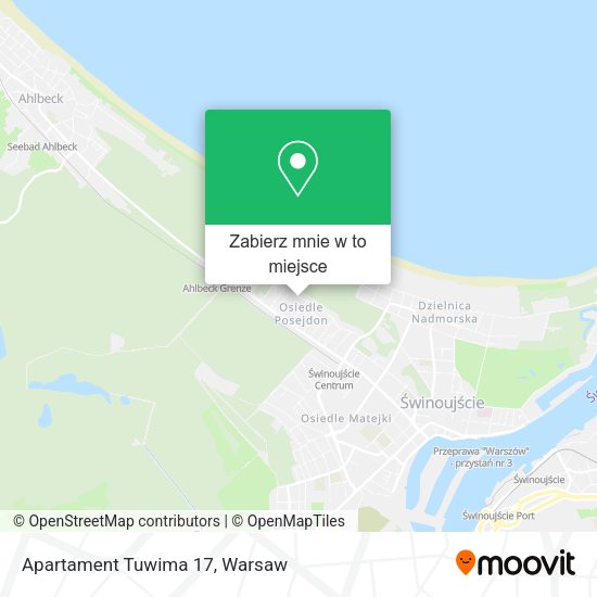 Mapa Apartament Tuwima 17