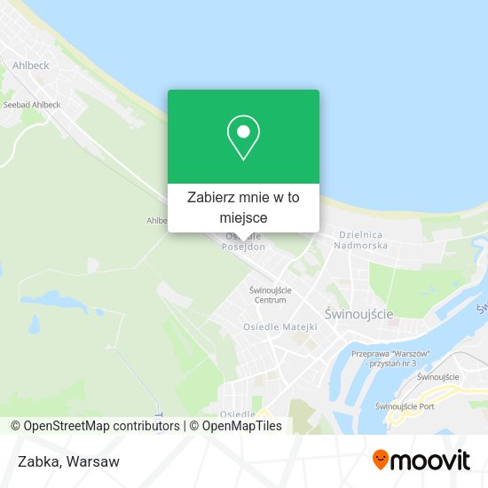 Mapa Zabka