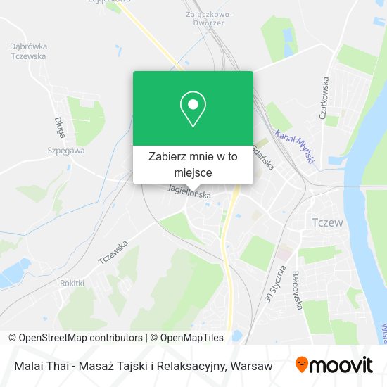 Mapa Malai Thai - Masaż Tajski i Relaksacyjny