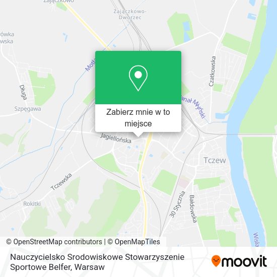 Mapa Nauczycielsko Srodowiskowe Stowarzyszenie Sportowe Belfer