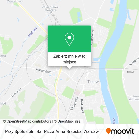 Mapa Przy Spółdzielni Bar Pizza Anna Brzeska