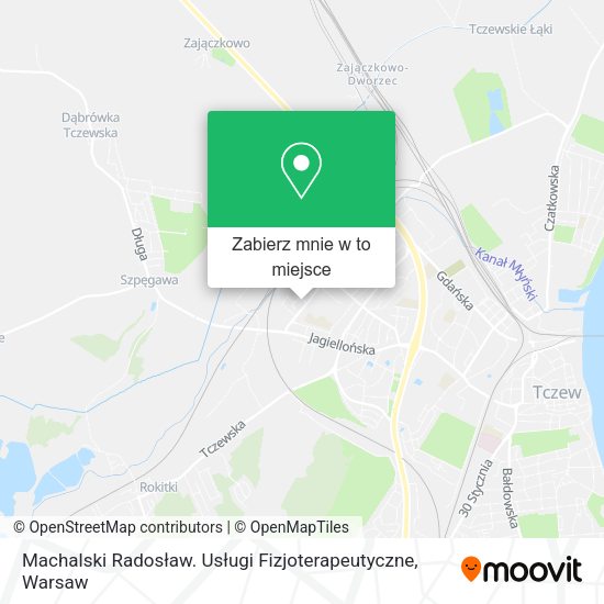 Mapa Machalski Radosław. Usługi Fizjoterapeutyczne