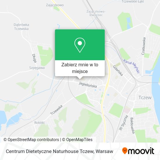 Mapa Centrum Dietetyczne Naturhouse Tczew