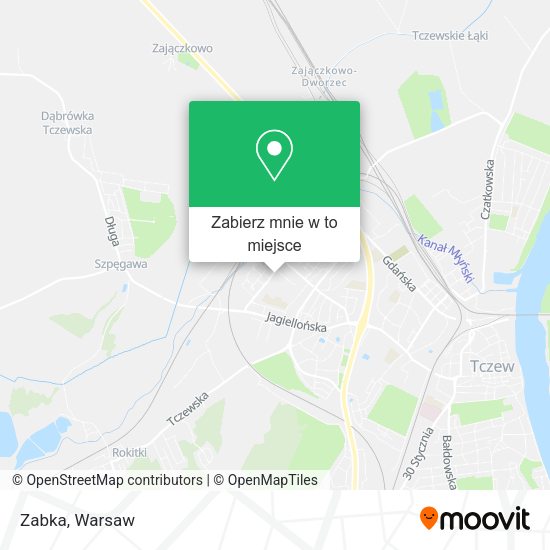 Mapa Zabka