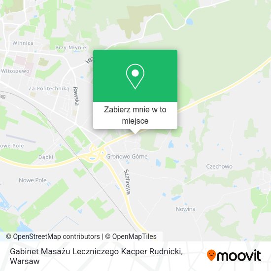 Mapa Gabinet Masażu Leczniczego Kacper Rudnicki