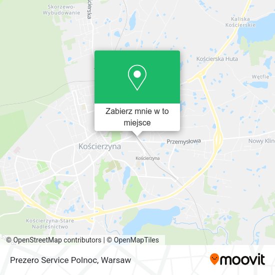 Mapa Prezero Service Polnoc