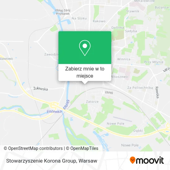Mapa Stowarzyszenie Korona Group