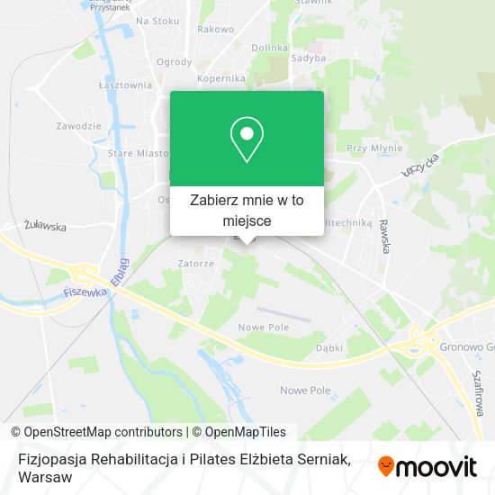 Mapa Fizjopasja Rehabilitacja i Pilates Elżbieta Serniak