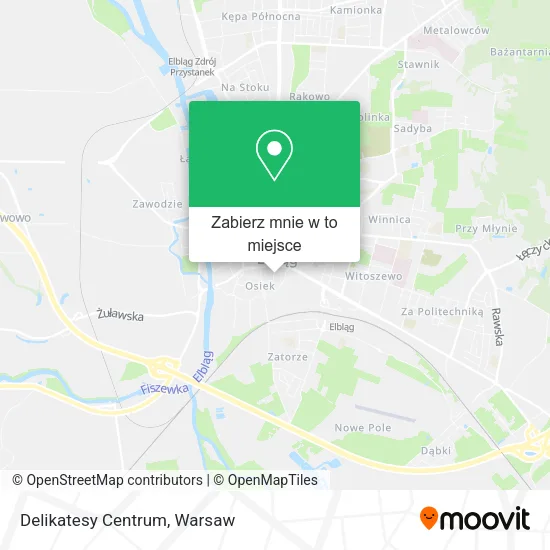 Mapa Delikatesy Centrum