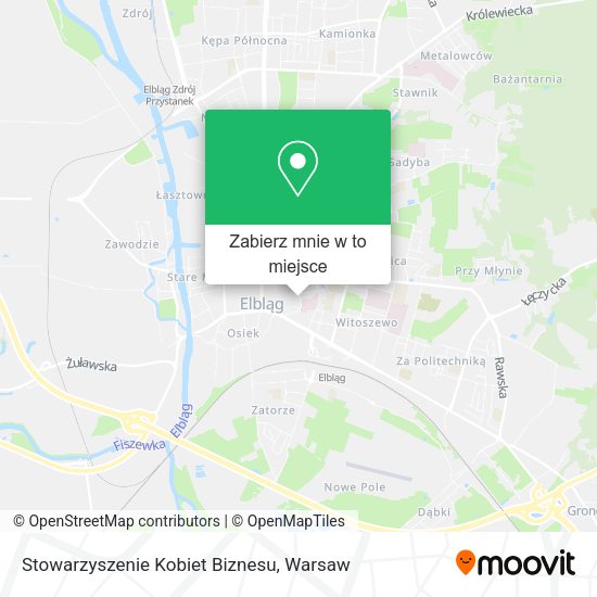 Mapa Stowarzyszenie Kobiet Biznesu