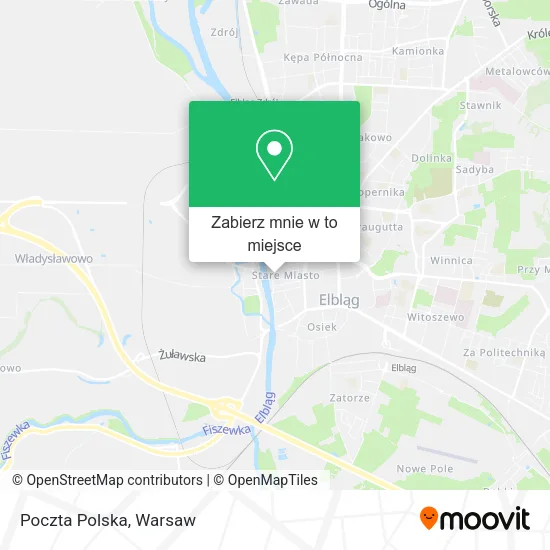 Mapa Poczta Polska