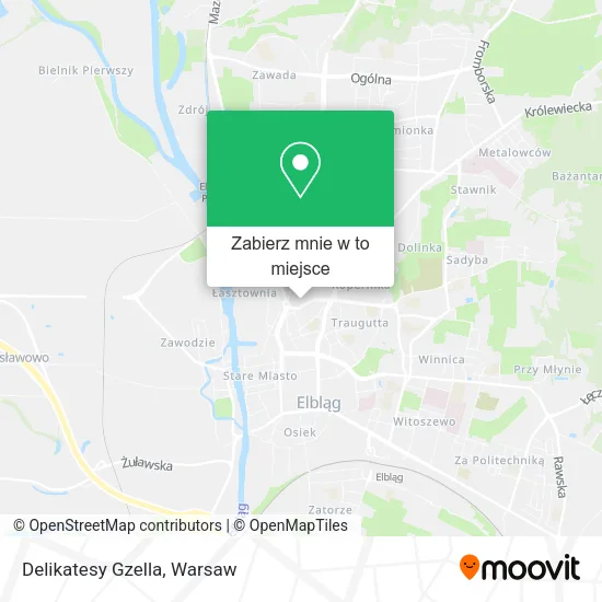 Mapa Delikatesy Gzella