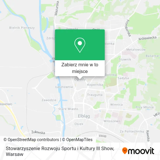 Mapa Stowarzyszenie Rozwoju Sportu i Kultury Ill Show
