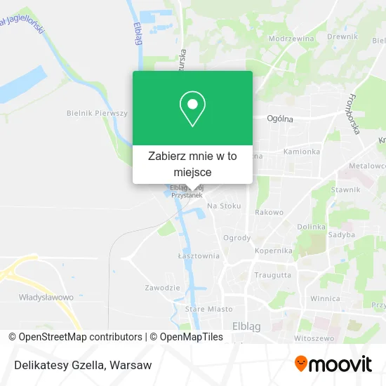 Mapa Delikatesy Gzella