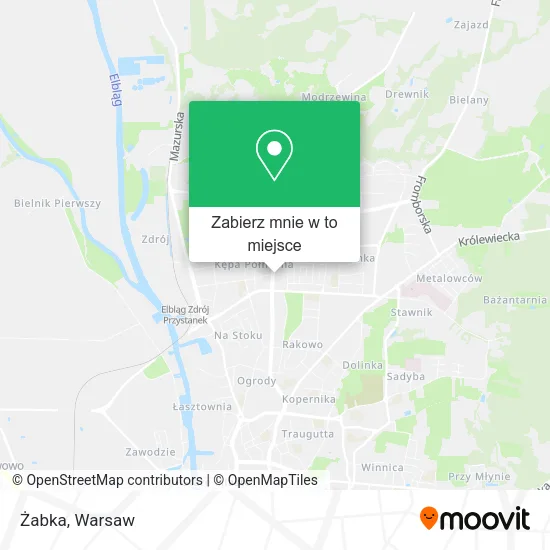 Mapa Żabka