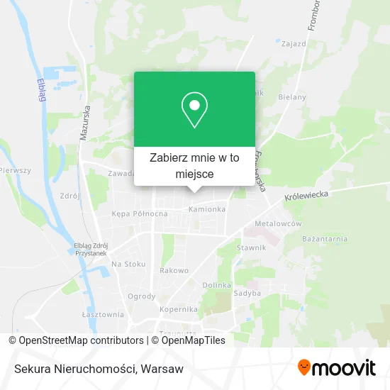 Mapa Sekura Nieruchomości
