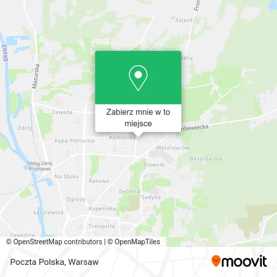 Mapa Poczta Polska